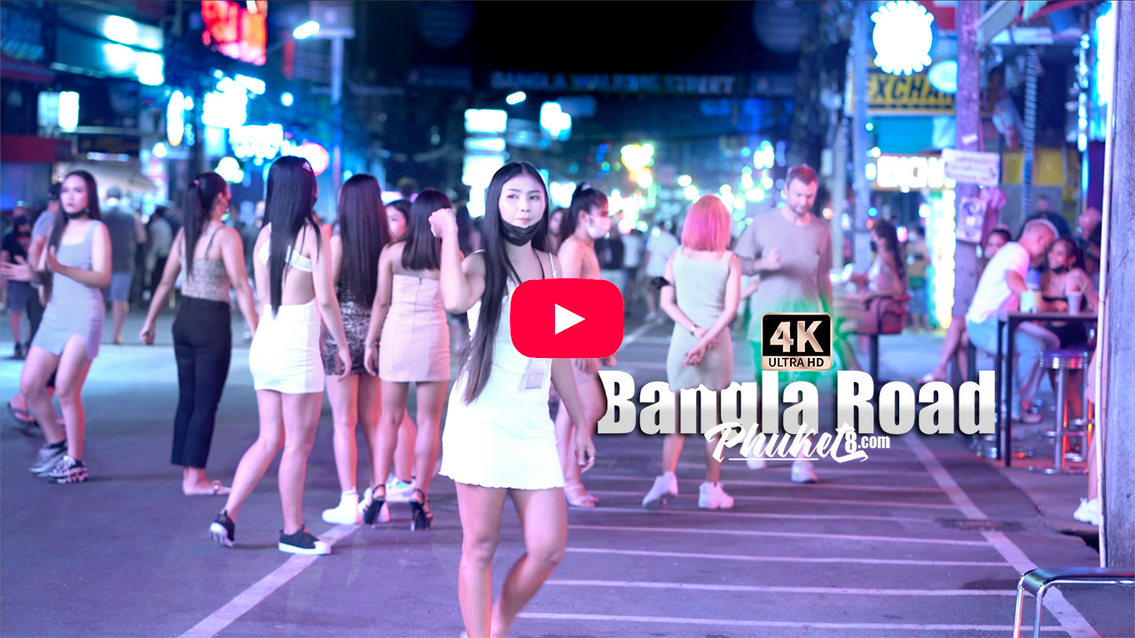Bangla Road | December 15 2021 | Patong Beach - Phuket 4K ZOOM