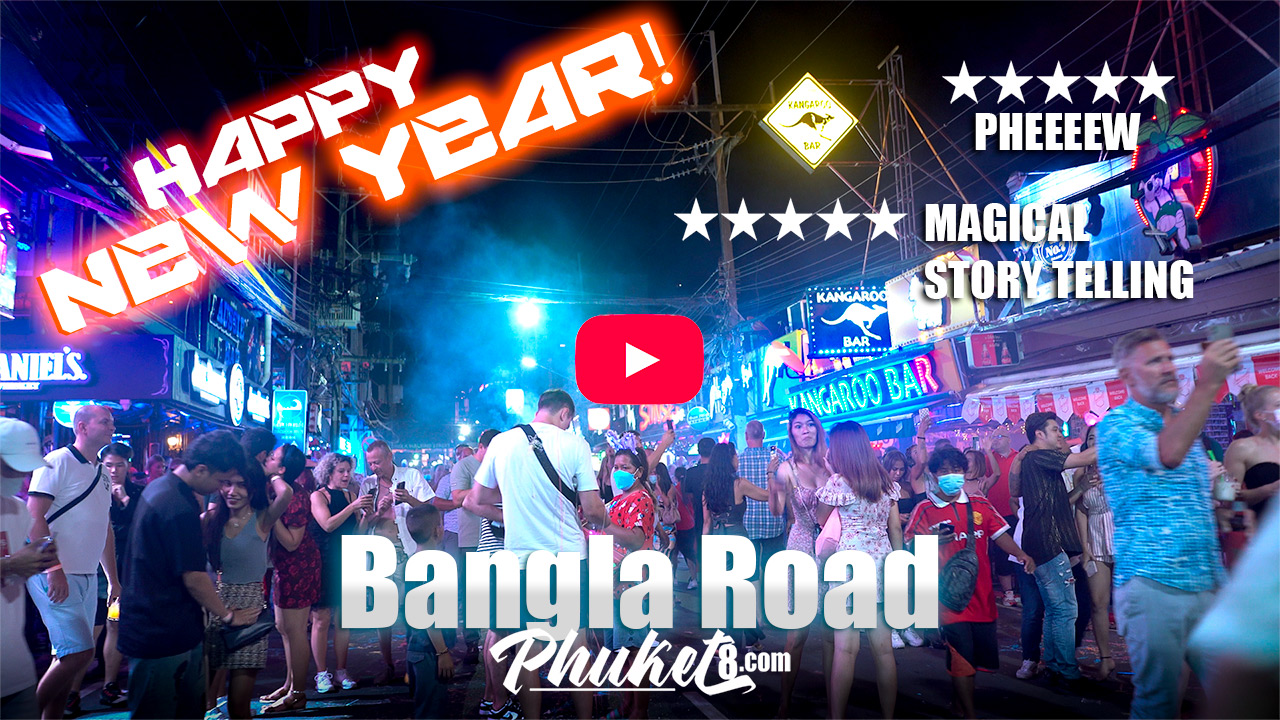 Bangla Road | January 1 2022 | Patong Beach - Phuket 4K New Year